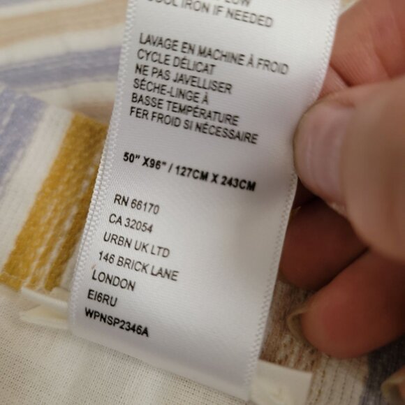 Anthropologie Norma Curtain One Panel Boho Chic Retro Pastel Interior Design - Picture 5 of 6